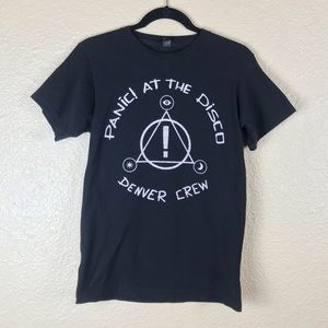 Panic! At The Disco Denver Crew Band T- Shirt Small